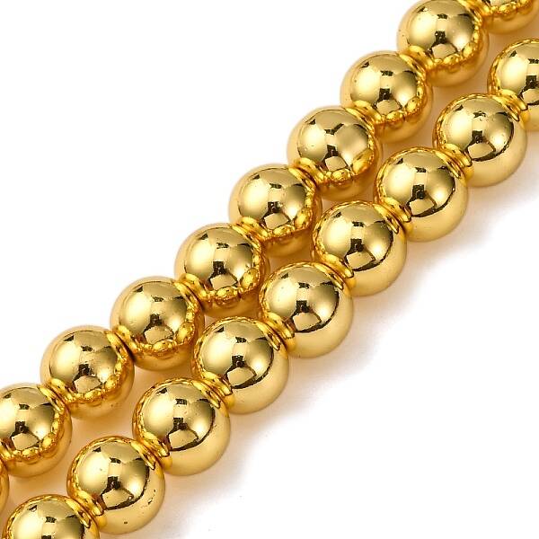 Electroplate Glass Beads Strands