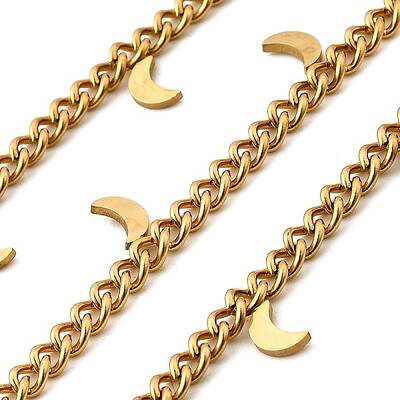 Ion Plating(IP) 304 Stainless Steel Curb Chains