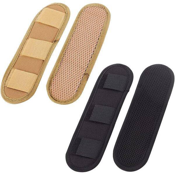 2Pcs 2 Colors Canvas Tactical Vest Shoulder Strap Pads
