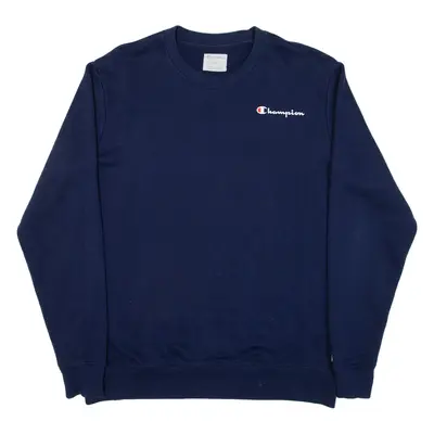CHAMPION Mens Sweatshirt Blue M