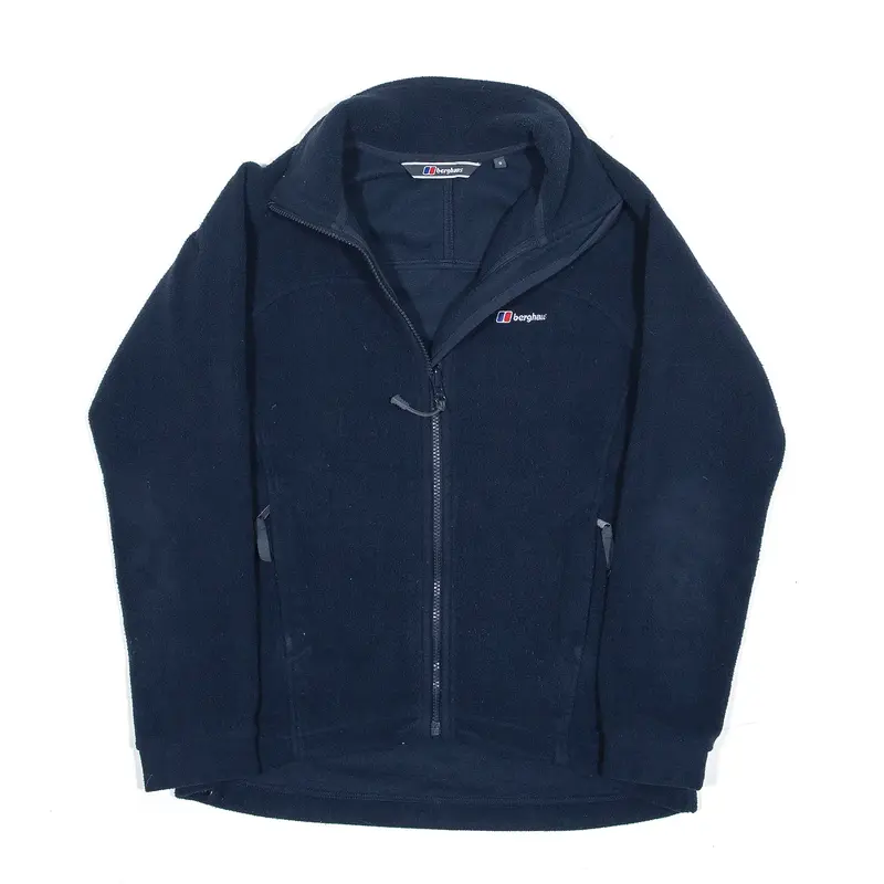 BERGHAUS Fleece Jacket Blue Womens UK 8