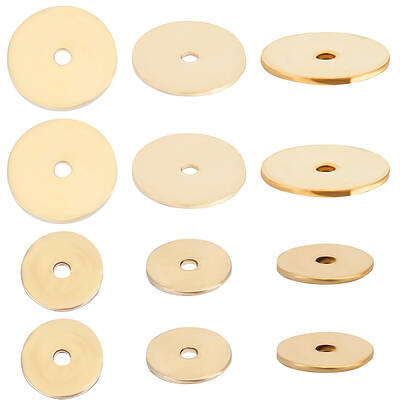400pcs 2 Styles Brass Spacer Beads Sets