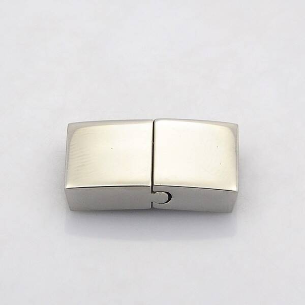 Tarnish Resistant Cuboid 304 Stainless Steel Bayonet Clasps