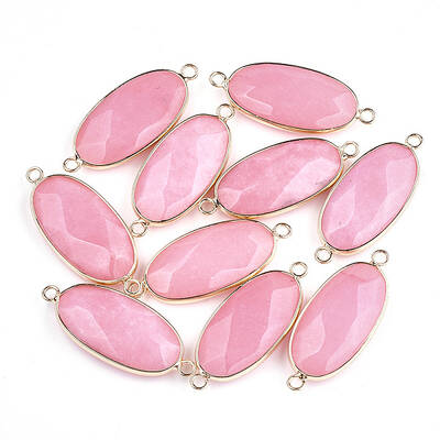 Natural White Jade Links connectors