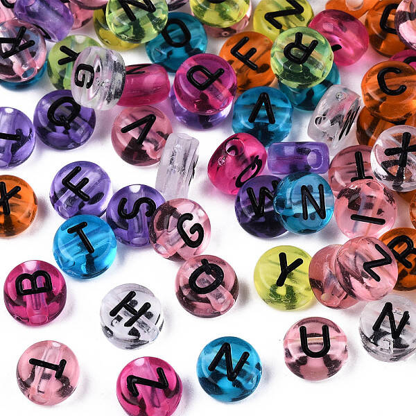 Transparent Mixed Color Acrylic Beads