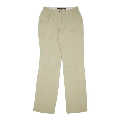 AIGLE Hiking Outdoor Trousers Beige Regular Straight Womens W26 L31