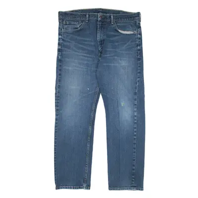 LEVI'S 505 Jeans Blue Denim Regular Straight Mens W38 L30