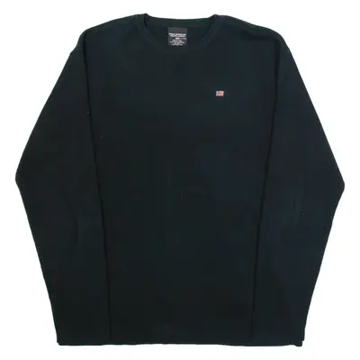 POLO RALPH LAUREN Mens Jumper Green Tight Knit XL