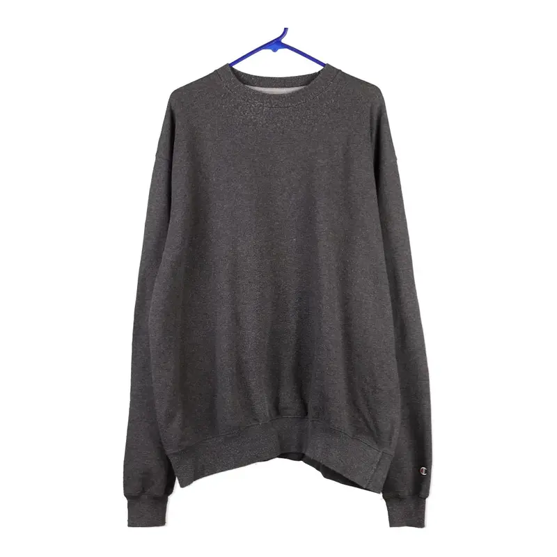 Champion Sweatshirt - XL Grey Cotton Blend