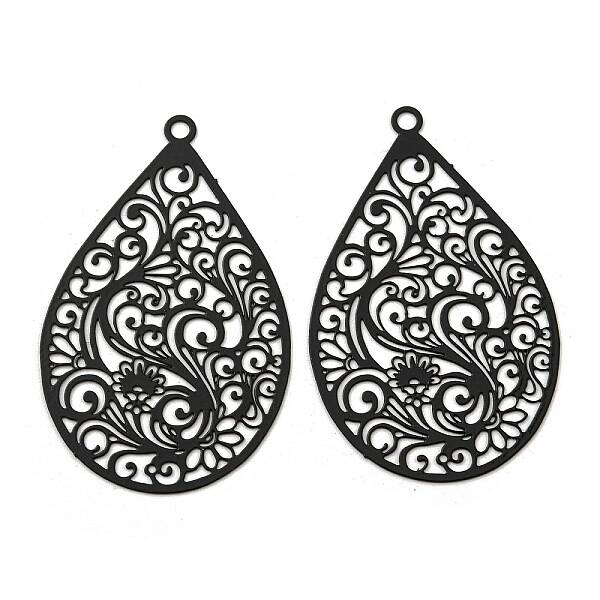 Spray Printed 430 Stainless Steel Pendants