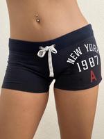 Women's Letter Print Shorts, Casual Comfy Breathable Shorts for Daily Wear, Ladies Bottoms for All Seasons