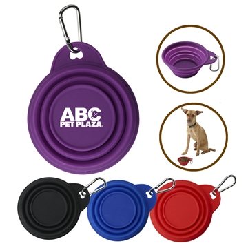 150 Custom Pet Collapsi-Bowl - Silicone & FDA Tested