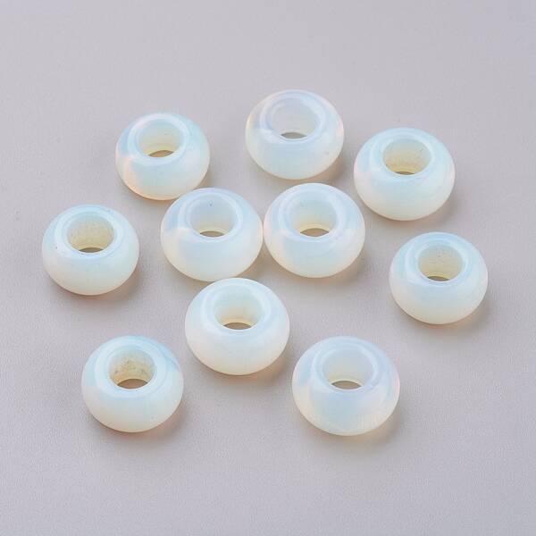 Synthetic Opalite European Beads