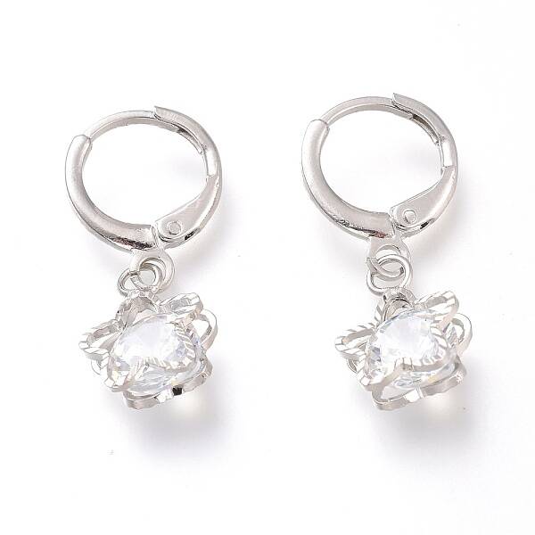 Brass Huggie Hoop Earrings