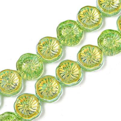 Electroplate Glass Beads Strands