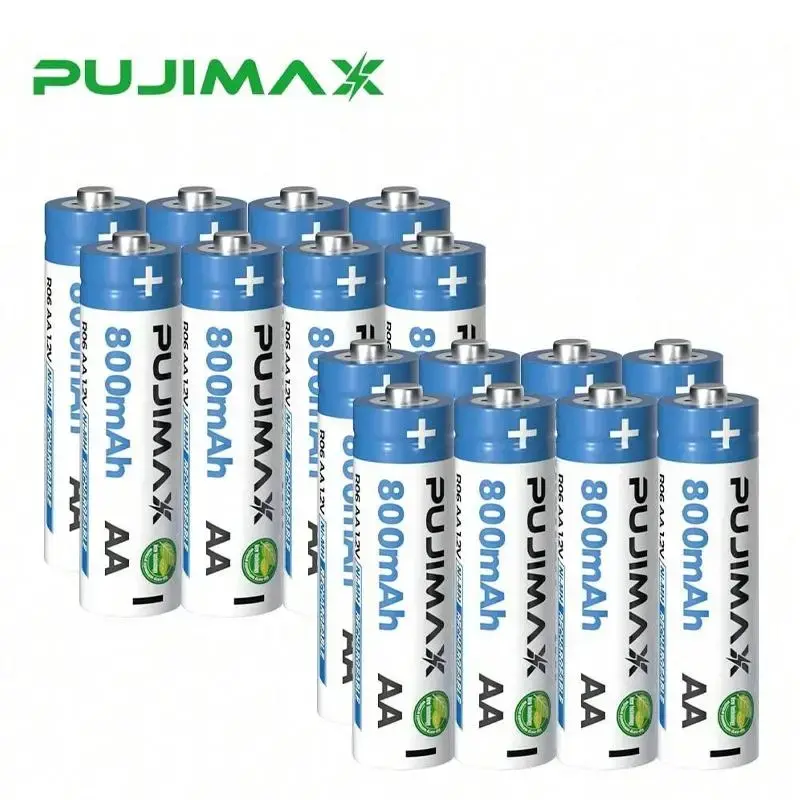 1.2V AA 800mAh Rechargeable Battery, 4/8/12/16pcs Rechargeable Battery, Household Appliance Parts for Remote Control, Toy, Sm...