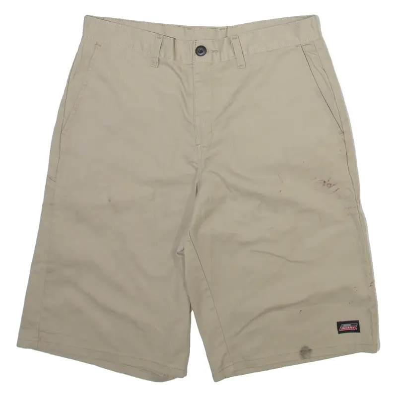 DICKIES Mens Workwear Shorts Beige M W32