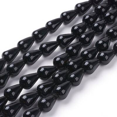 Grade A Natural Black Onyx Beads Strands