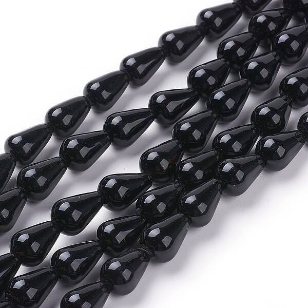 Grade A Natural Black Onyx Beads Strands
