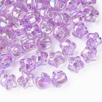 1-Hole Transparent Acrylic Buttons