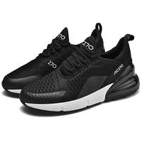 Casual Mesh Sneakers with Durable Soles black and white