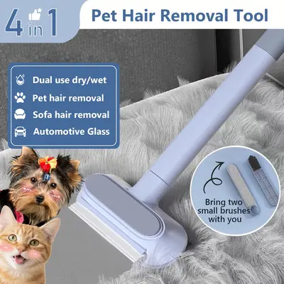 4 in 1 Pet Hair Remover,cat stuff,Washable,Multi-functional,Reusable,Gentle on Furniture,Effective on Carpets,Clothing,Beddin...