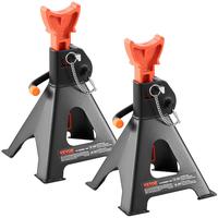 VEVOR Jack Stands, 3 Ton (6,000 lbs) Capacity Car Jack Stands Double Locking, 10.8-16.3 inch Adjustable Height, for lifting S...