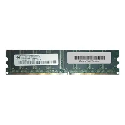 Micron MT16VDDT6464AG-335C2 | 512MB DDR-333MHz PC2700 Non-ECC Unbuffered UDIMM CL2.5 2Rx8 2.5V 184-Pin Memory Module