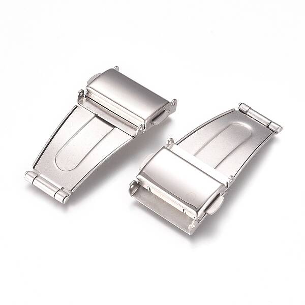 Tarnish Resistant 201 Stainless Steel Watch Band Clasps