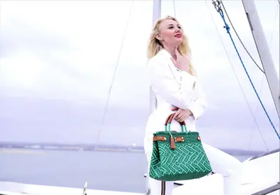 Less Pollution Convertible Handbag- Olive Green