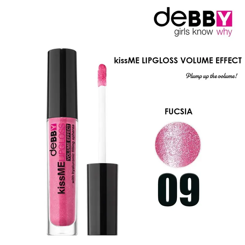 Debby Kissme Lip Gloss Volume 09 Fuchsia