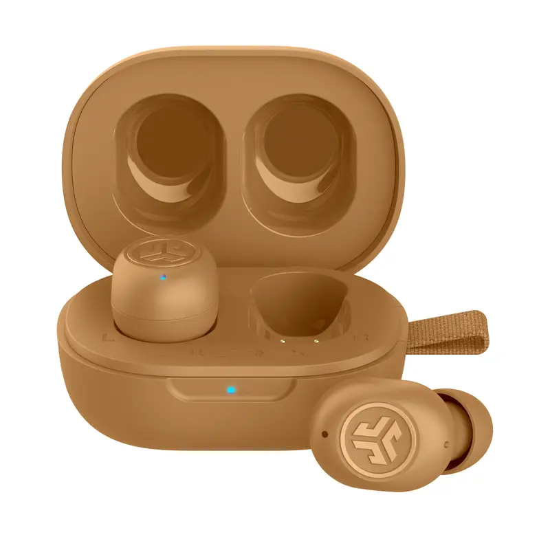 JLab JBuds Mini Tones Earbuds Bluetooth 5.3 Compact Size IP55 Dustproof Noise-Canceling Custom EQ Controls Safe Mode Wireless...