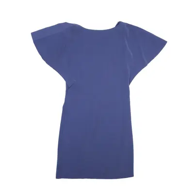 REISS Pencil Dress Blue Sleeveless Knee Length Womens UK 4