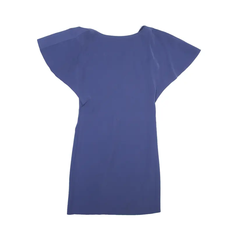 REISS Pencil Dress Blue Sleeveless Knee Length Womens UK 4