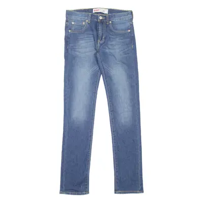 LEVI'S 510 Jeans Boys Blue Slim Skinny Stone Wash W27 L30