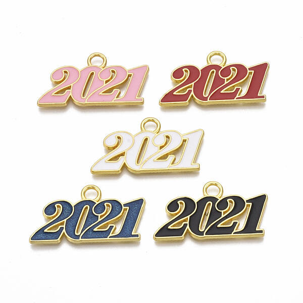 Alloy Enamel Pendants