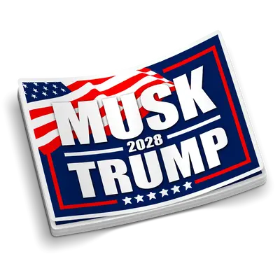 Musk 2028 - Hard Hat Decal