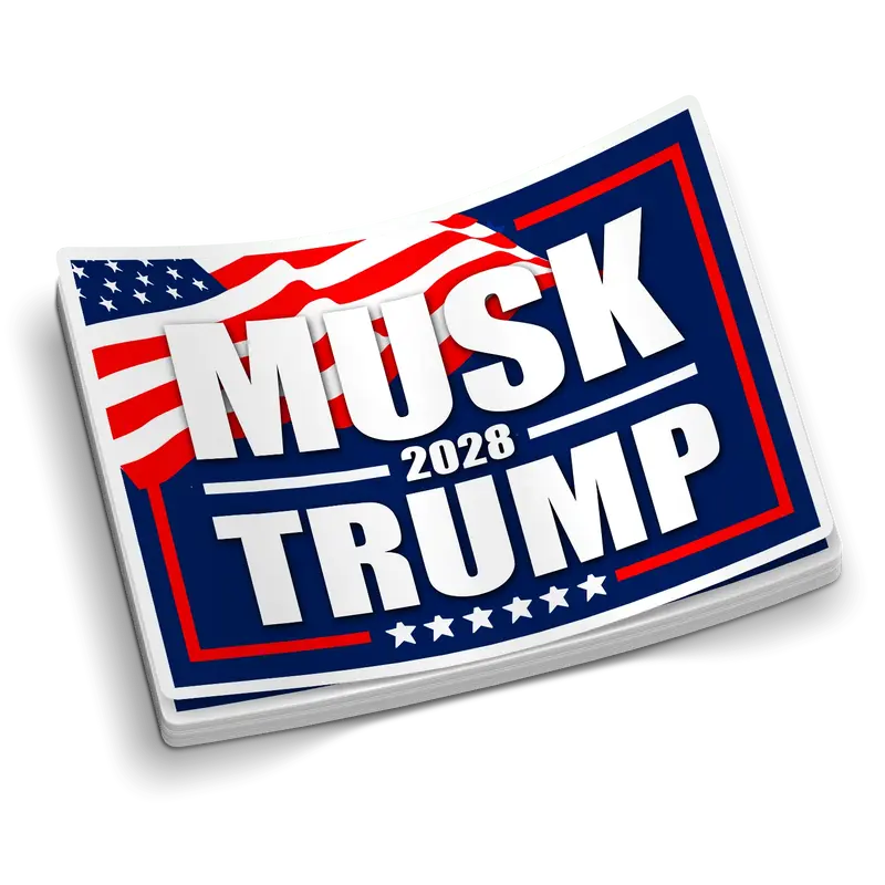 Musk 2028 - Hard Hat Decal