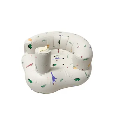 Inflatable baby Seat, Built In Air Pump Back Support Sofa, Supportive Baby Floor Chair for Sitting Up, Shower Chair Floor Sea...