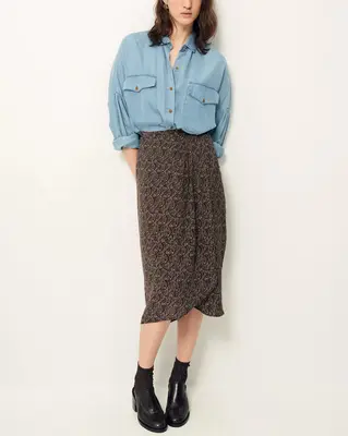 Skirt Ady Skirt Noia | Color: NOIA | Size: FR40
