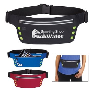 25 Promotional Running Belt With Safety Strip And Lights - LED & ...