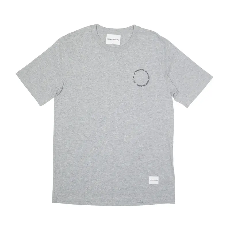 MKI MIYUKI ZOKU T-Shirt Grey Short Sleeve Mens S