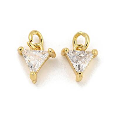 Brass Cubic Zirconia Pendant