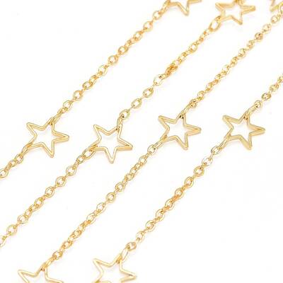 3.28 Feet Handmade Brass Link Chains