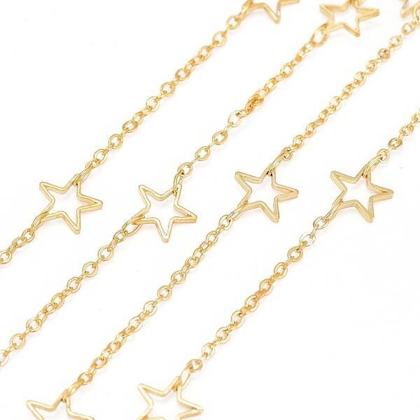 3.28 Feet Handmade Brass Link Chains
