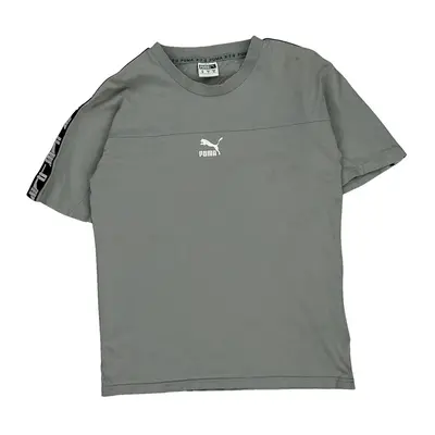 Puma Graphic T-Shirt - XS Grey Cotton
