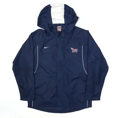 NIKE Team Lee Soccer Track Jacket Blue Mens XL