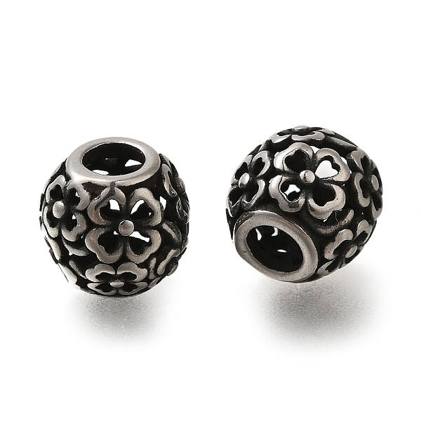 304 Stainless Steel European Beads
