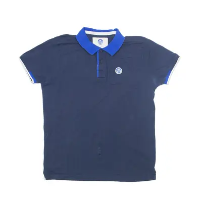 NORTH SAILS Polo Shirt Blue Short Sleeve Mens M