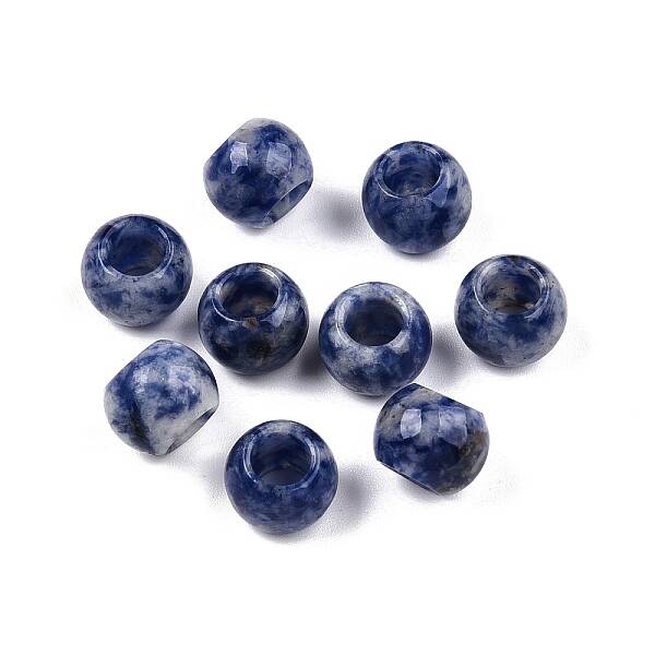 Natural Blue Spot Jasper Beads
